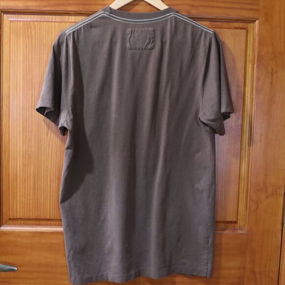L.O.G.G Brown Vintage Short Sleeve Tee with Graphic Design Medium - Picture 4 of 6
